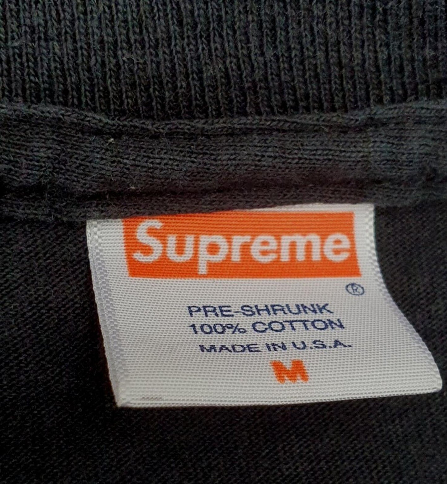 SS09 Supreme Cut The Crap Tee Black Size M