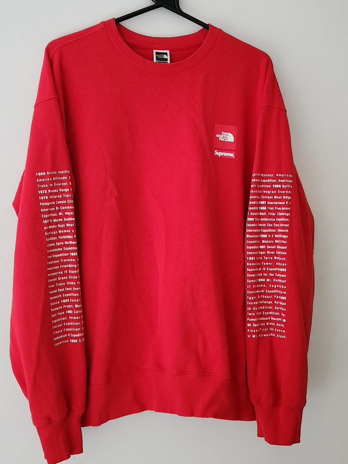SS23 Supreme x The North Face Crewneck size L large