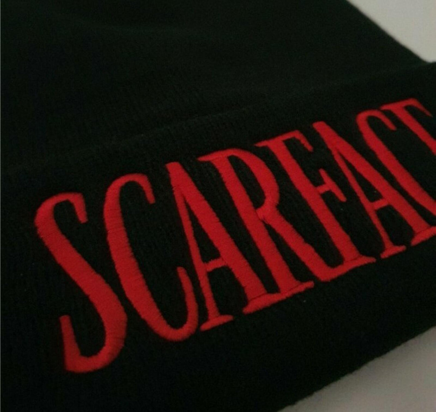 FW17 Supreme x Scarface Beanie black Hat