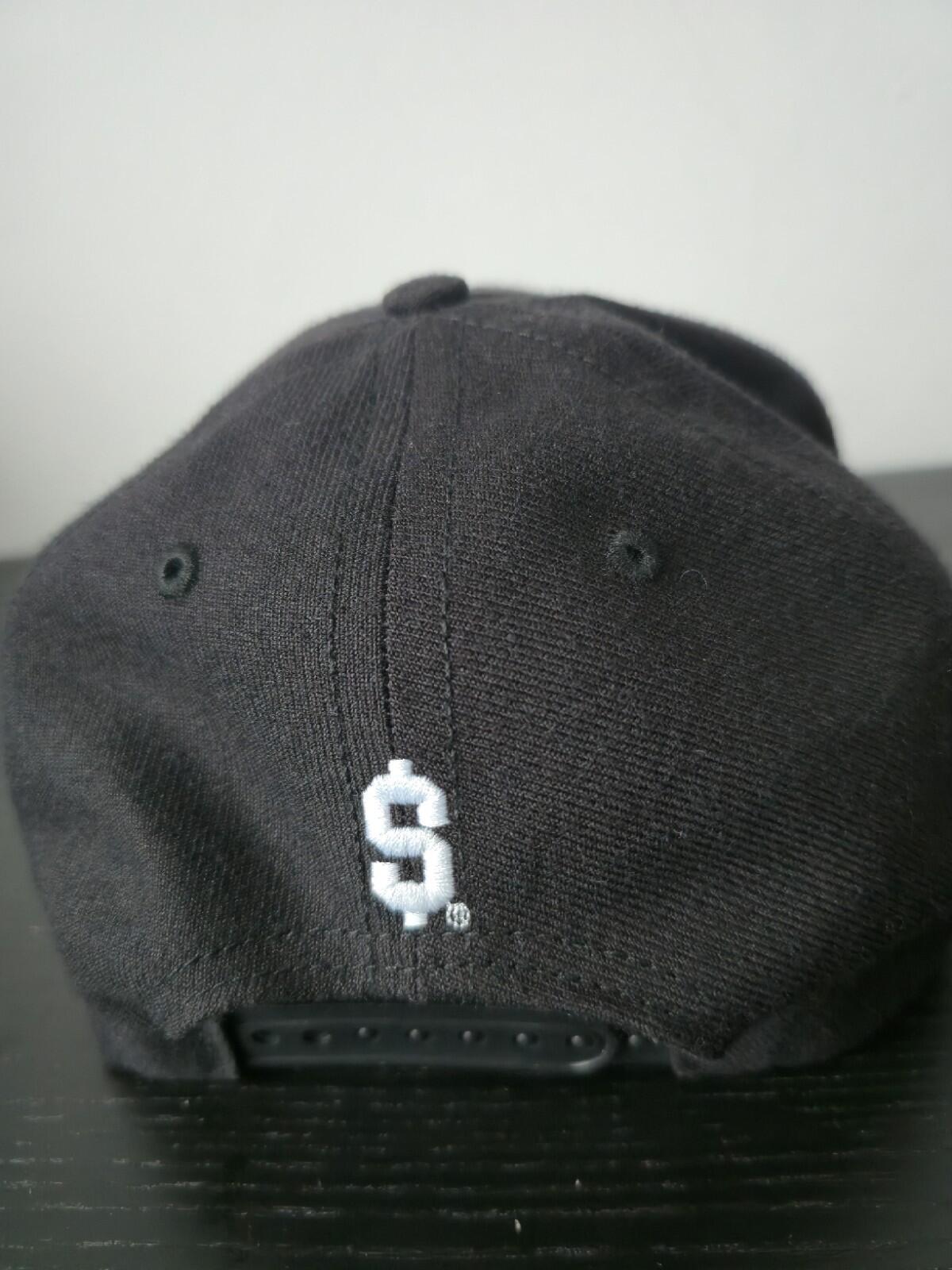 Gorra de 5 paneles Supreme x Champion FW14 con logotipo bordado, color negro