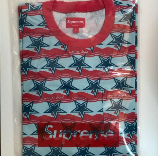SS16 Supreme You’re Dead Top size L large dark red T-shirt tee New In Dust Bag