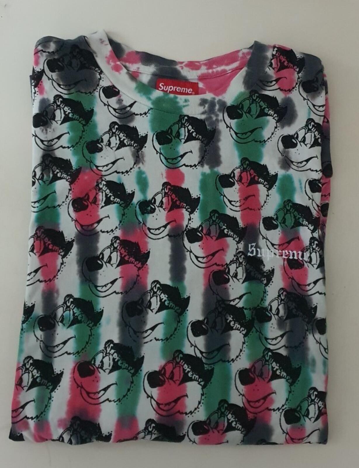 Camiseta de manga larga SS21 Supreme Dyed Bear Talla XL