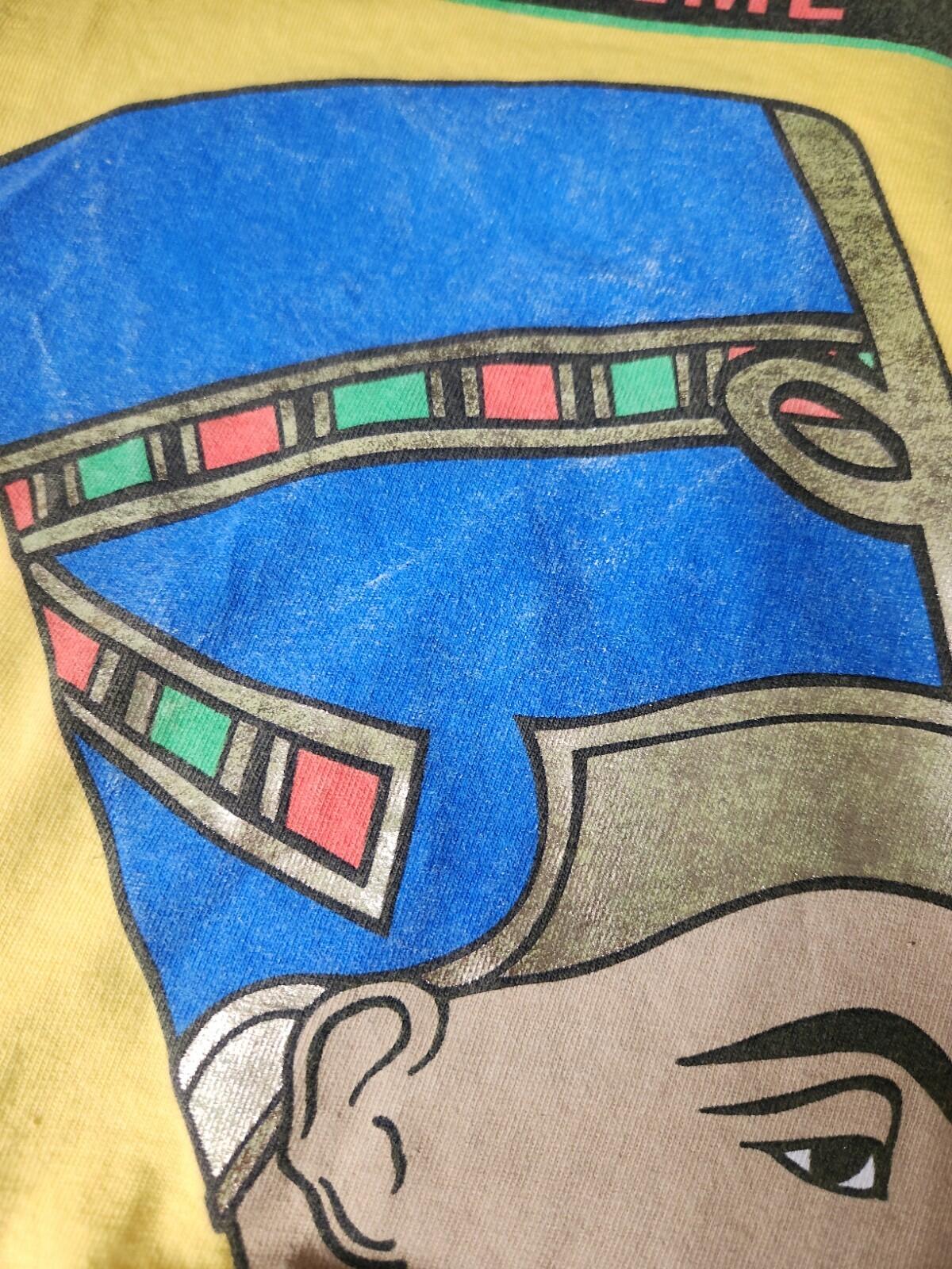 SS14 Supreme Nefertiti Tee Yellow Size M