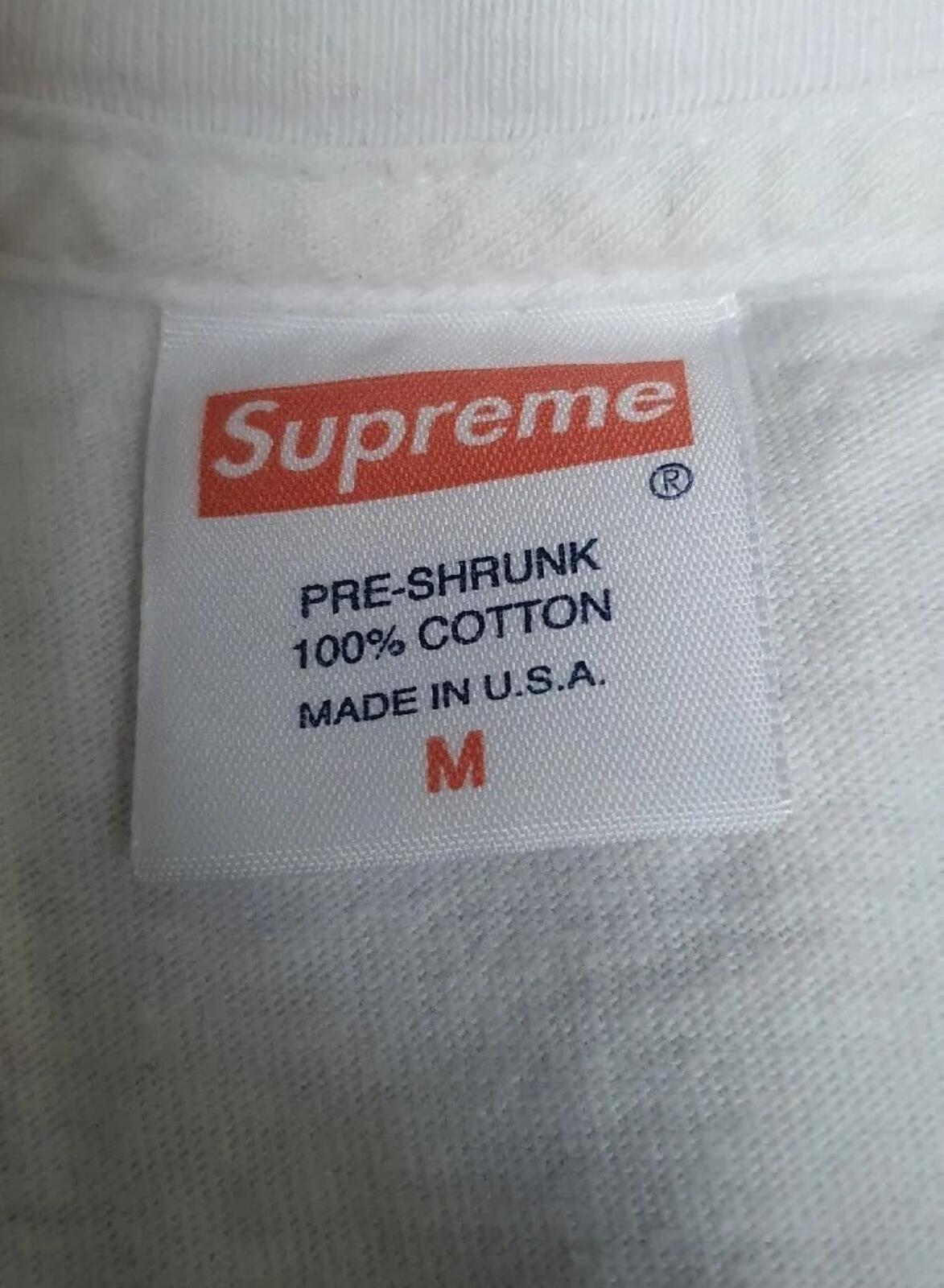 SS17 Supreme Elephant Tee white T-shirt size M Medium