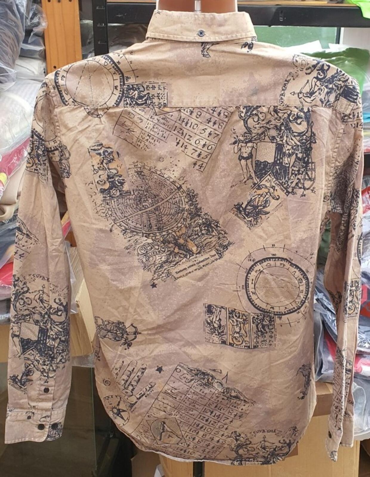 FW13 Supreme Occult Shirt Hellbraun Größe M