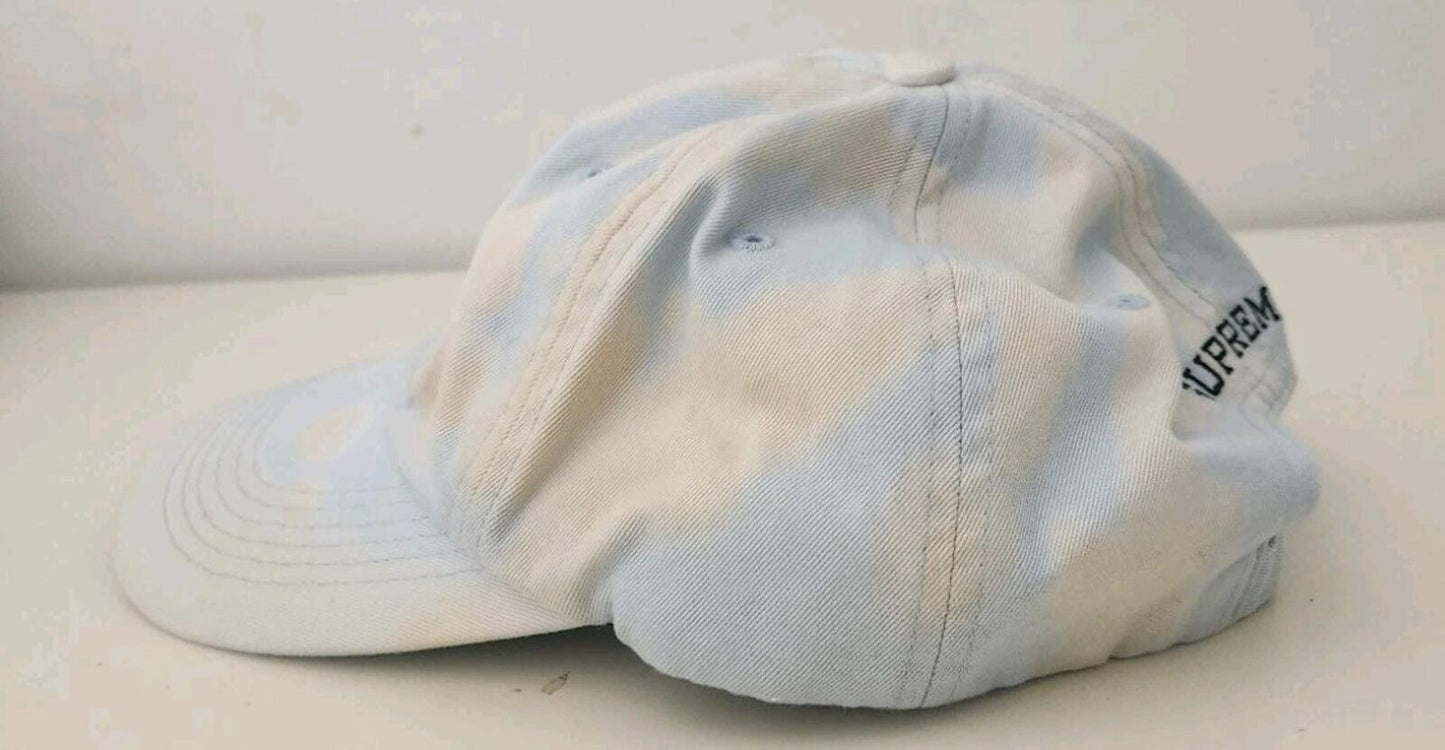 SS24 Supreme New York Arc 6-Panel Kappe gebleicht