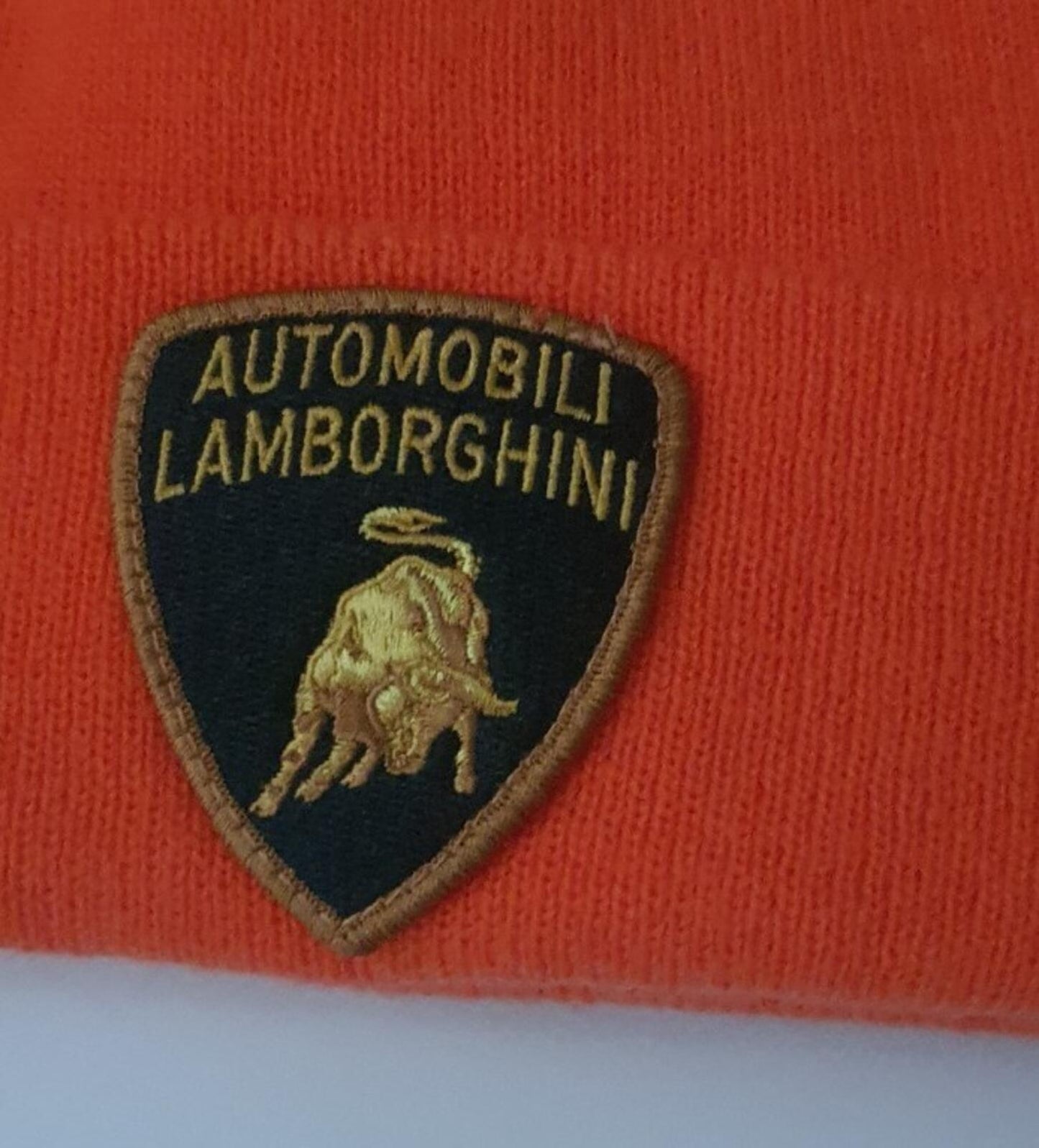 SS20 Supreme x Automobili Lamborghini Beanie Orange Hat