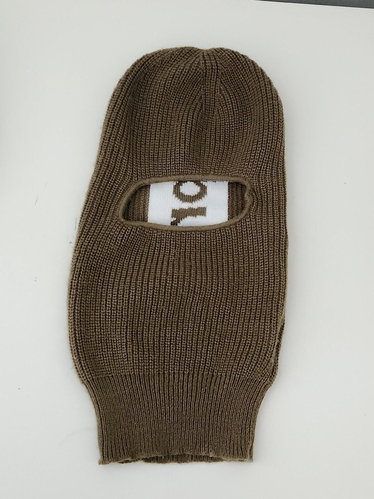 FW20 Supreme New Era Balaclava Olive Jacquard Logo Embroidered