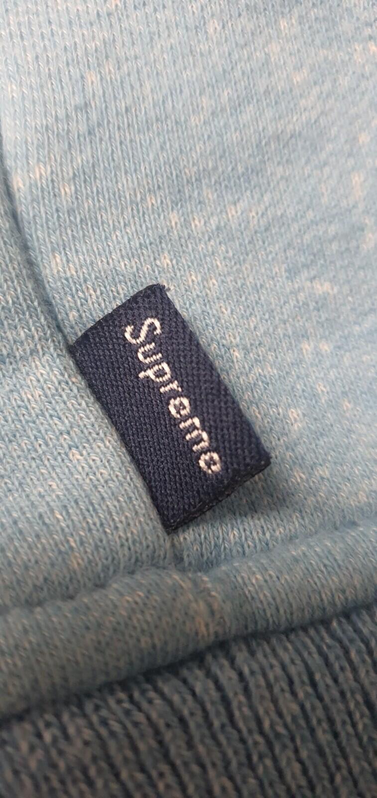 FW10 Supreme Varsity Sweat Jacket Blue Size L