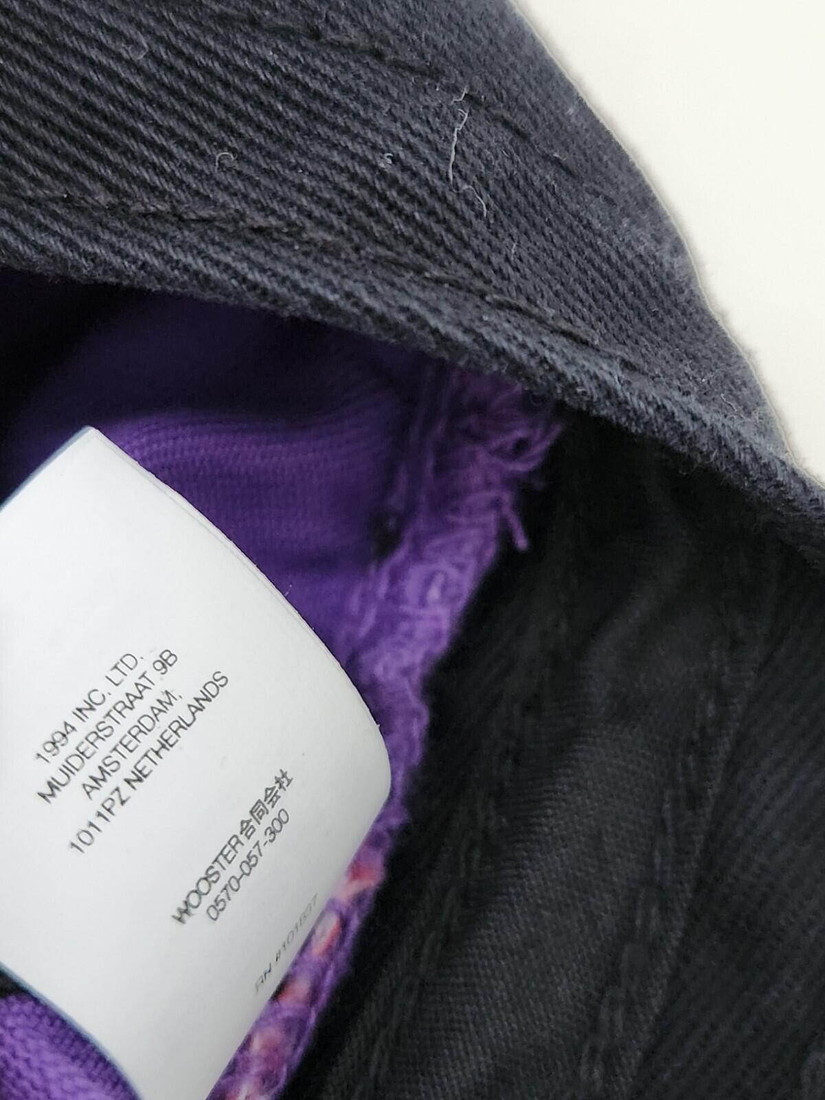 SS23 Supreme Embroidered Brim crusher Size S/M Purple bucket hat small / medium