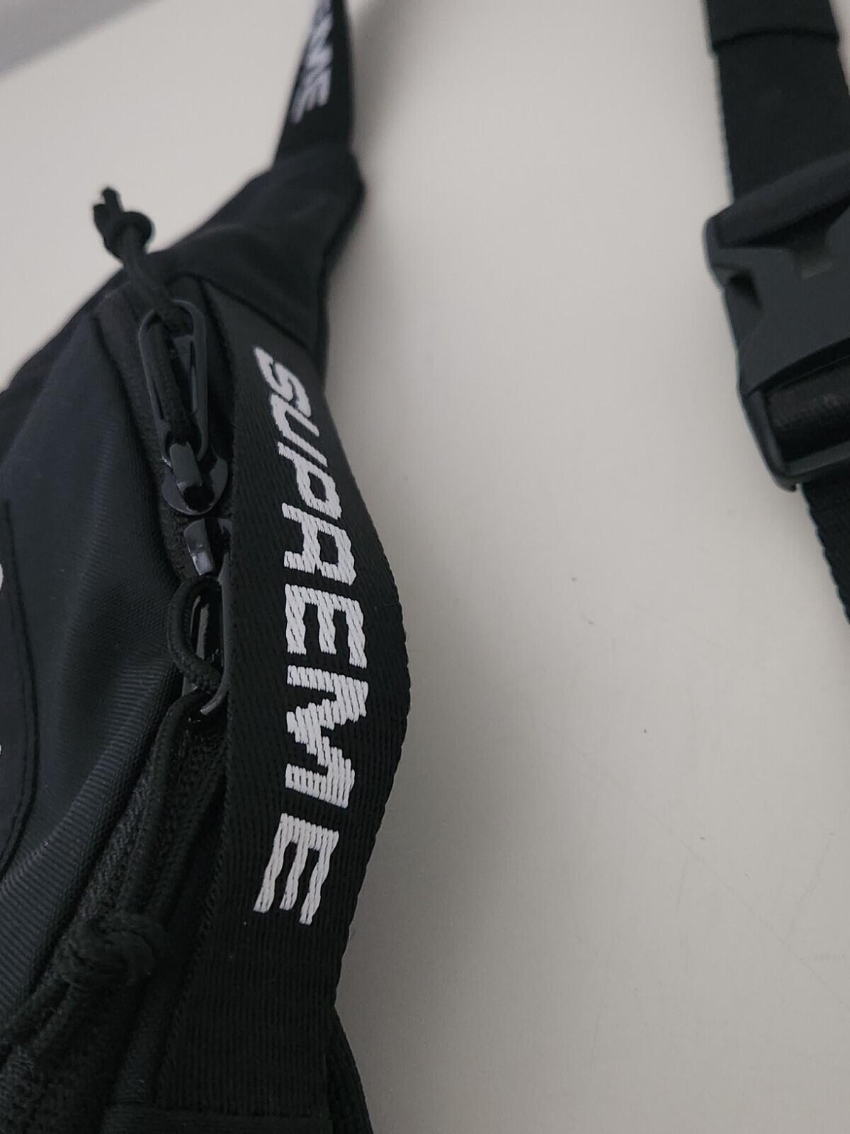 FW22 Supreme small waist bag Cordura shoulder Black water resistant Belt Pack