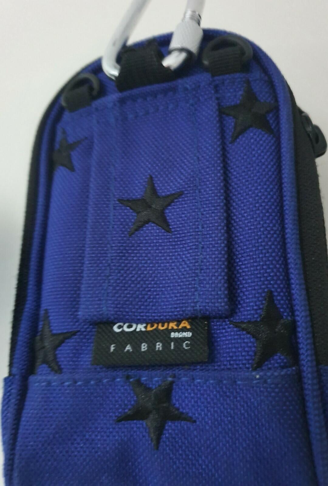 FW13 Supreme Stars digital camera bag / pouch blue cordura fabric Very Rare