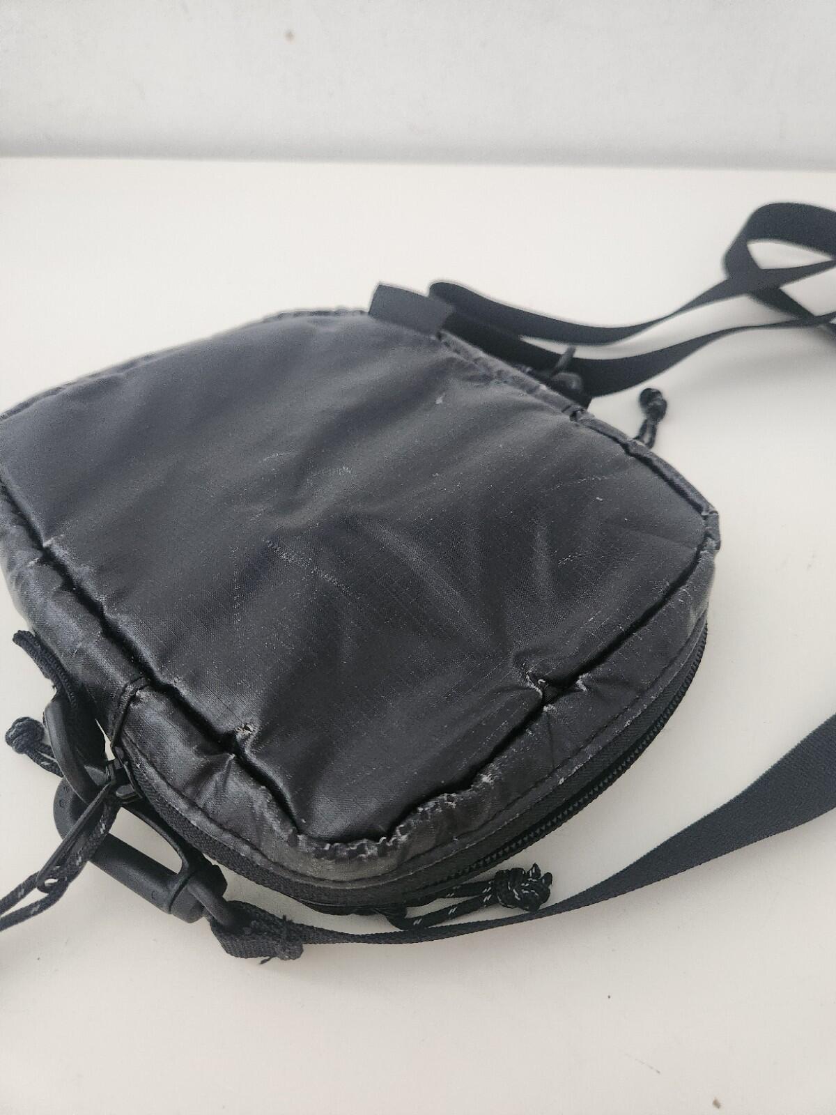 FW17 Supreme shoulder bag black Box Logo Cordura Fabric