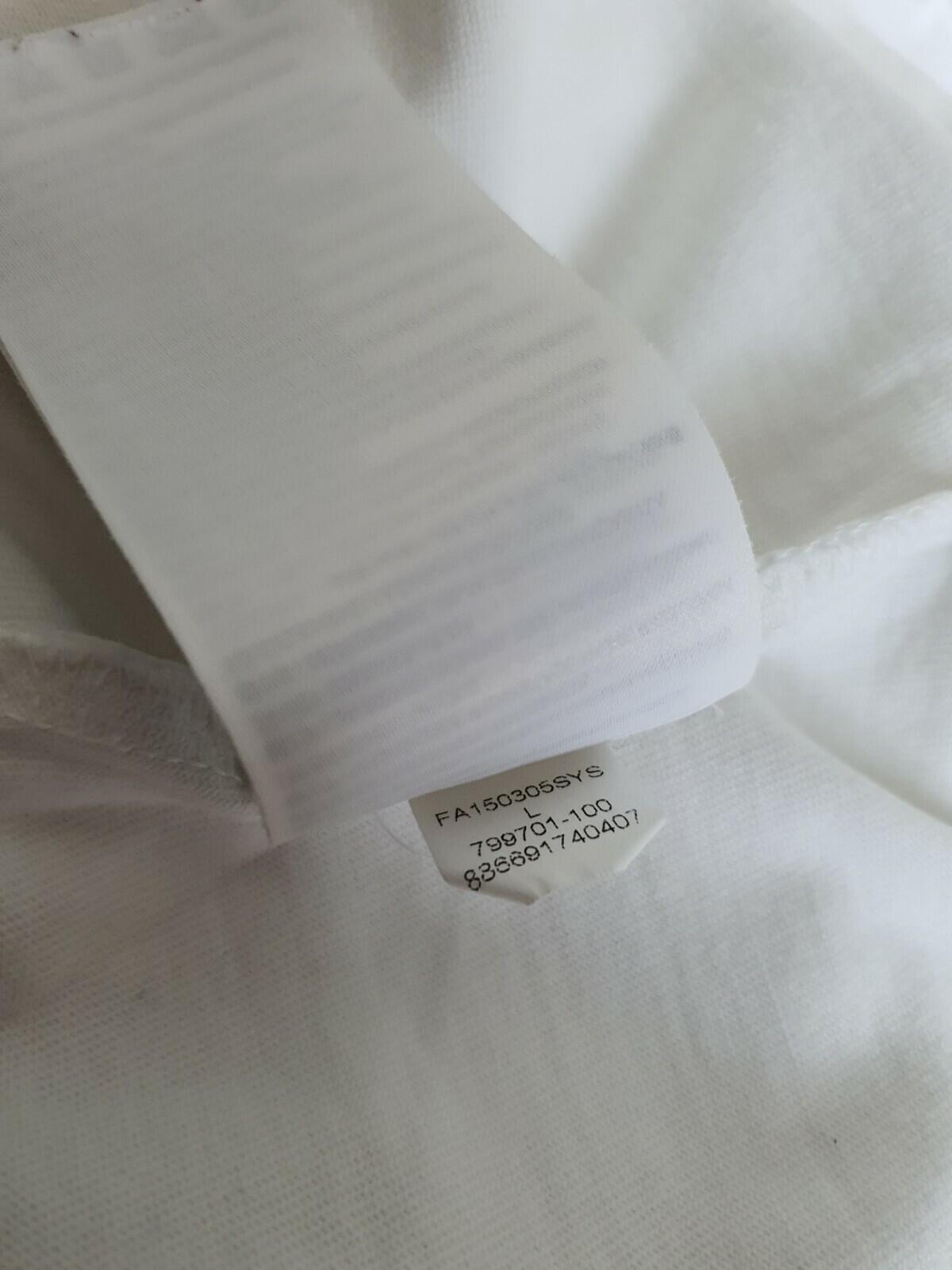 FW15 Supreme x Jordan Jumpman Tee White Size L