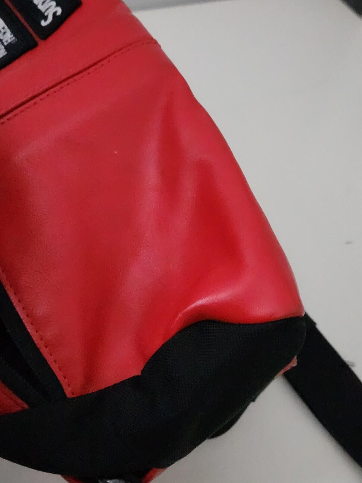 FW18 Supreme x The North Face Leather Roo II Lumbar Pack Waist Bag Shoulder Red