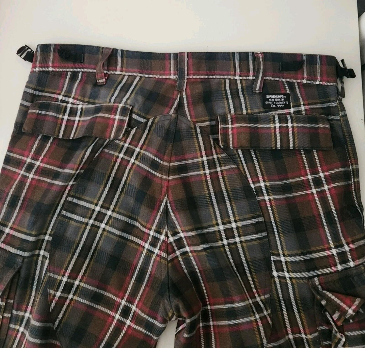 SS17 Supreme Cargo Pant Plaid Size 30 W30 L30