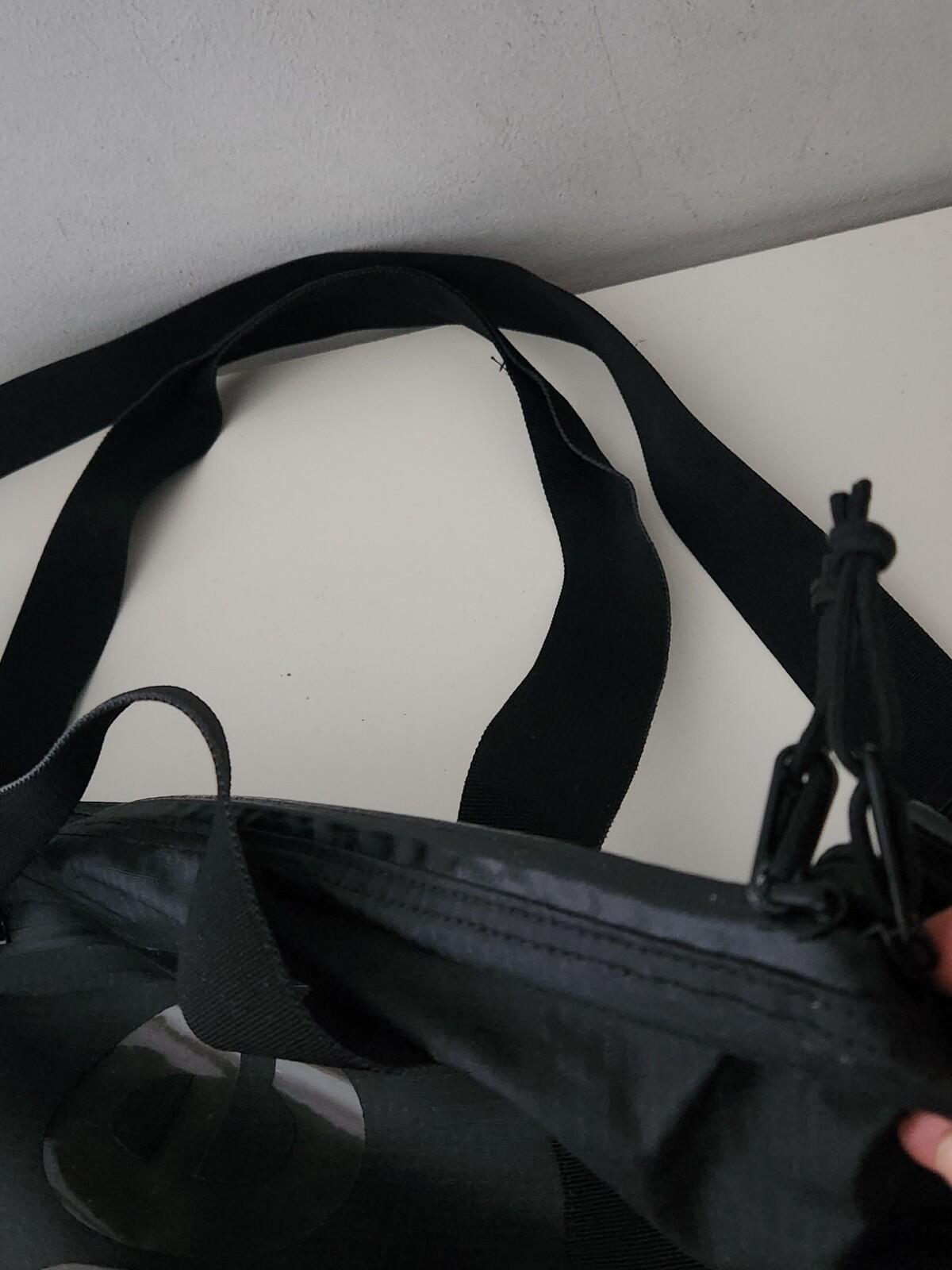 SS21 Supreme zip tote Black Bag Water Resistant Nylon