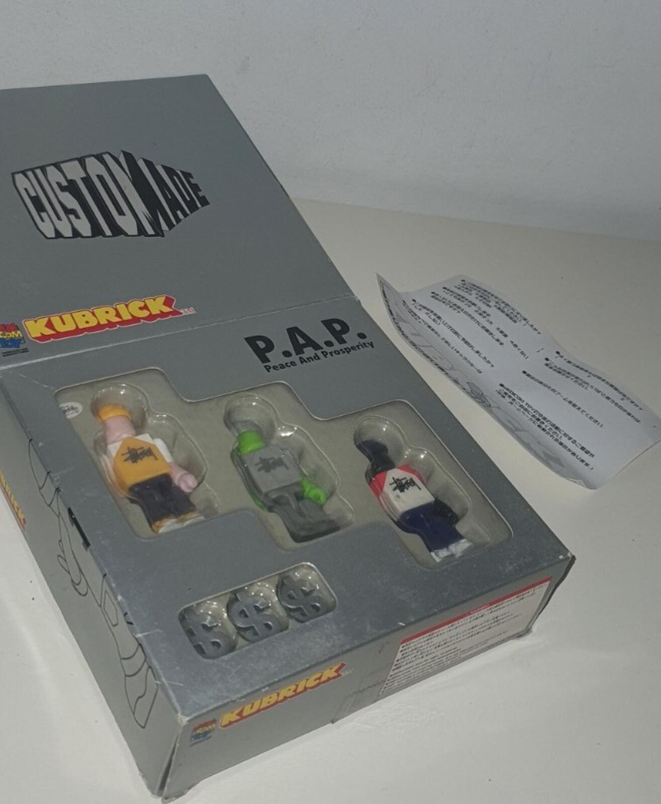 STUSSY x Medicom Toy Kubrick Baby P.A.P. Customade 2007 Figure Set Accessory