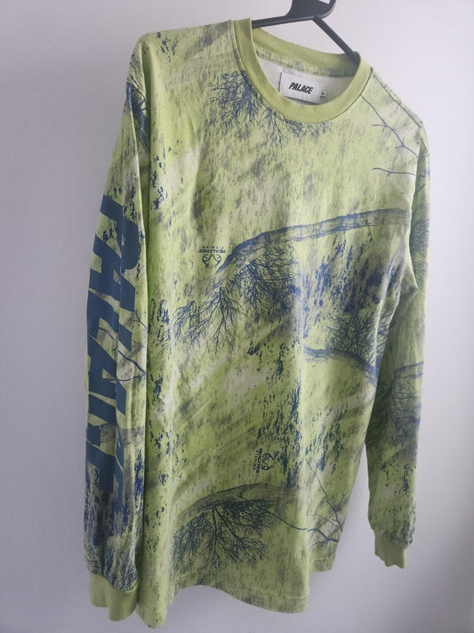 SS19 Palace Realtree Fishing Camiseta de manga larga verde Talla M Mediana