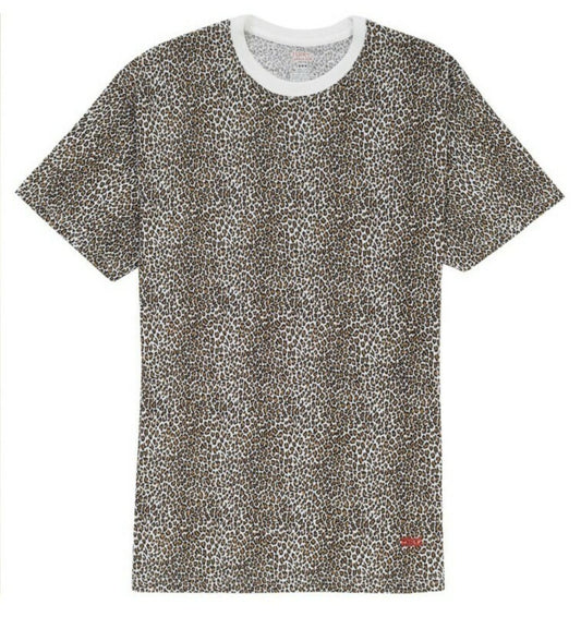 SS19 Supreme Hanes Camisetas Leopard (Pack de 2) Talla S