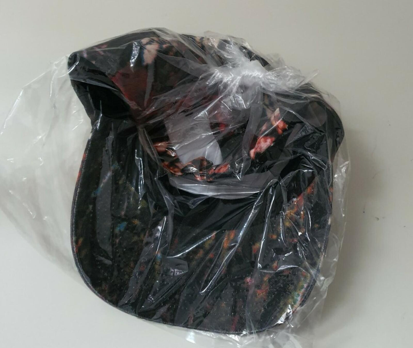 FW20 Supreme Pigment Print script logo 6-panel woods cap hat New Unopened