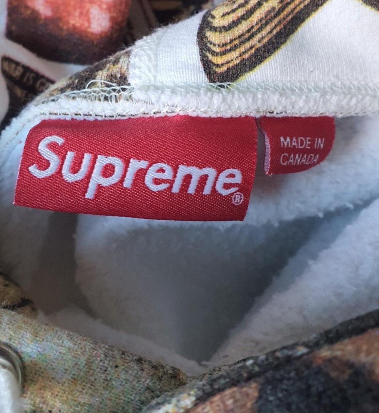 SS17 Supreme Thrills weißer Kapuzenpullover M Hoodie