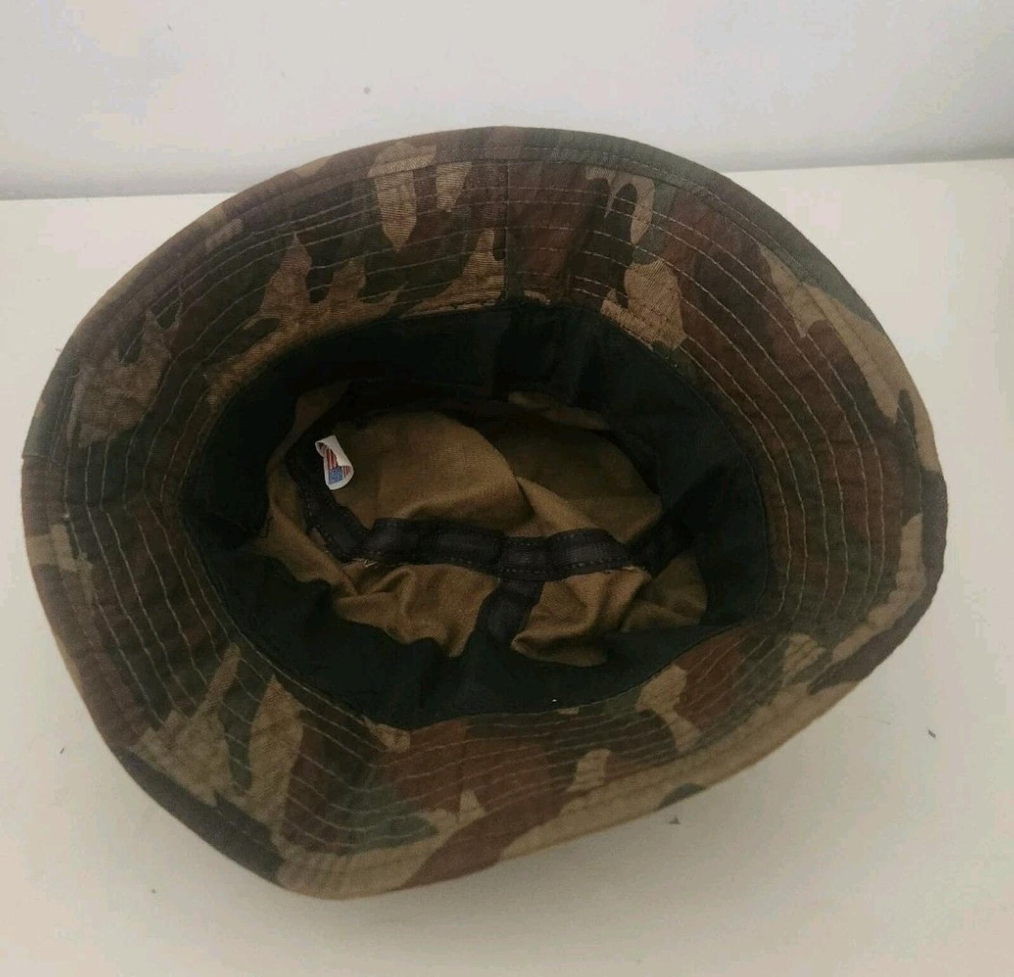 2001 Supreme Camo Fischerhut Crusher Grün M Medium Vintage Selten Camouflage