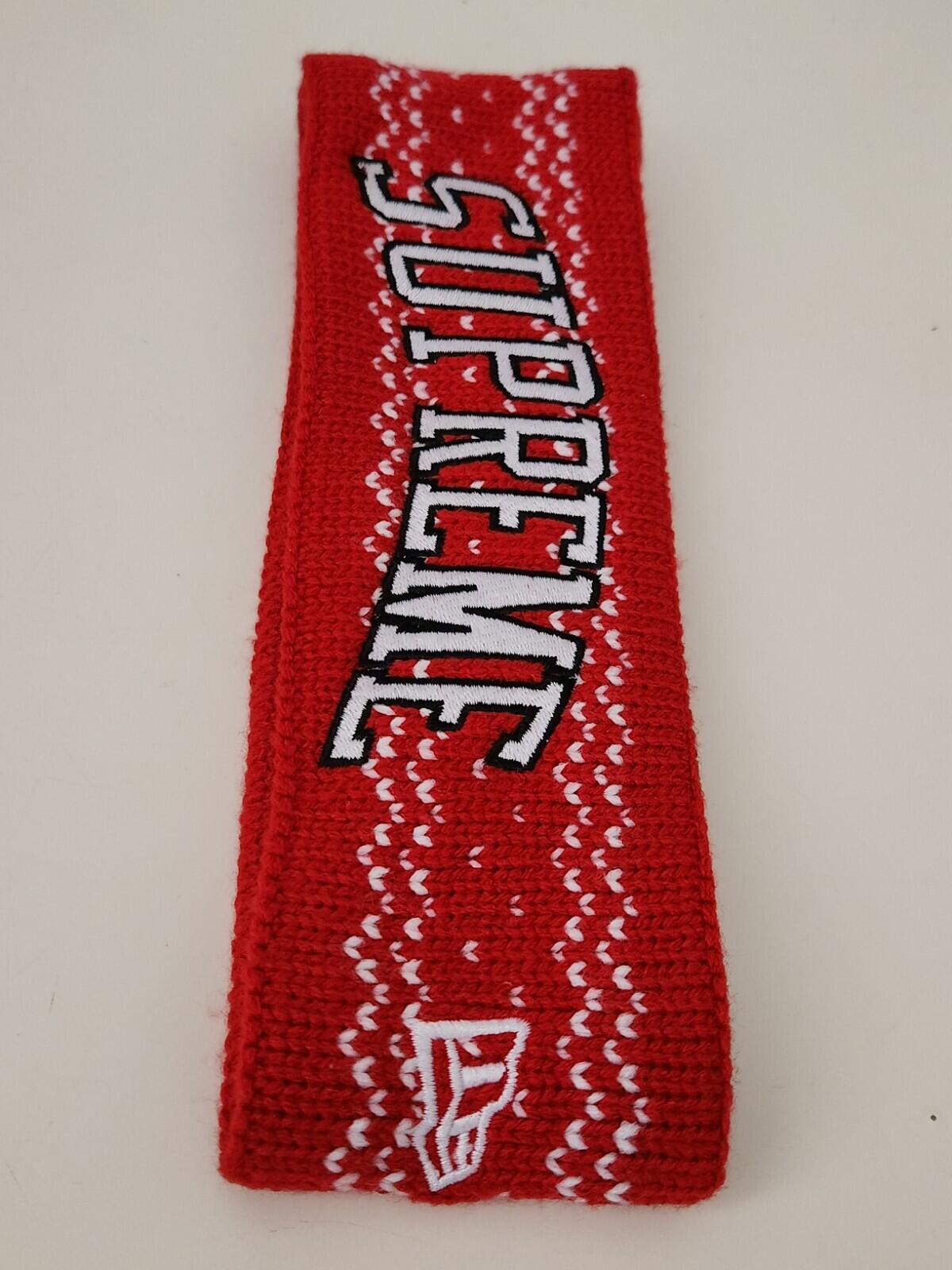 FW17 Supreme New Era Arc Logo Red Headband