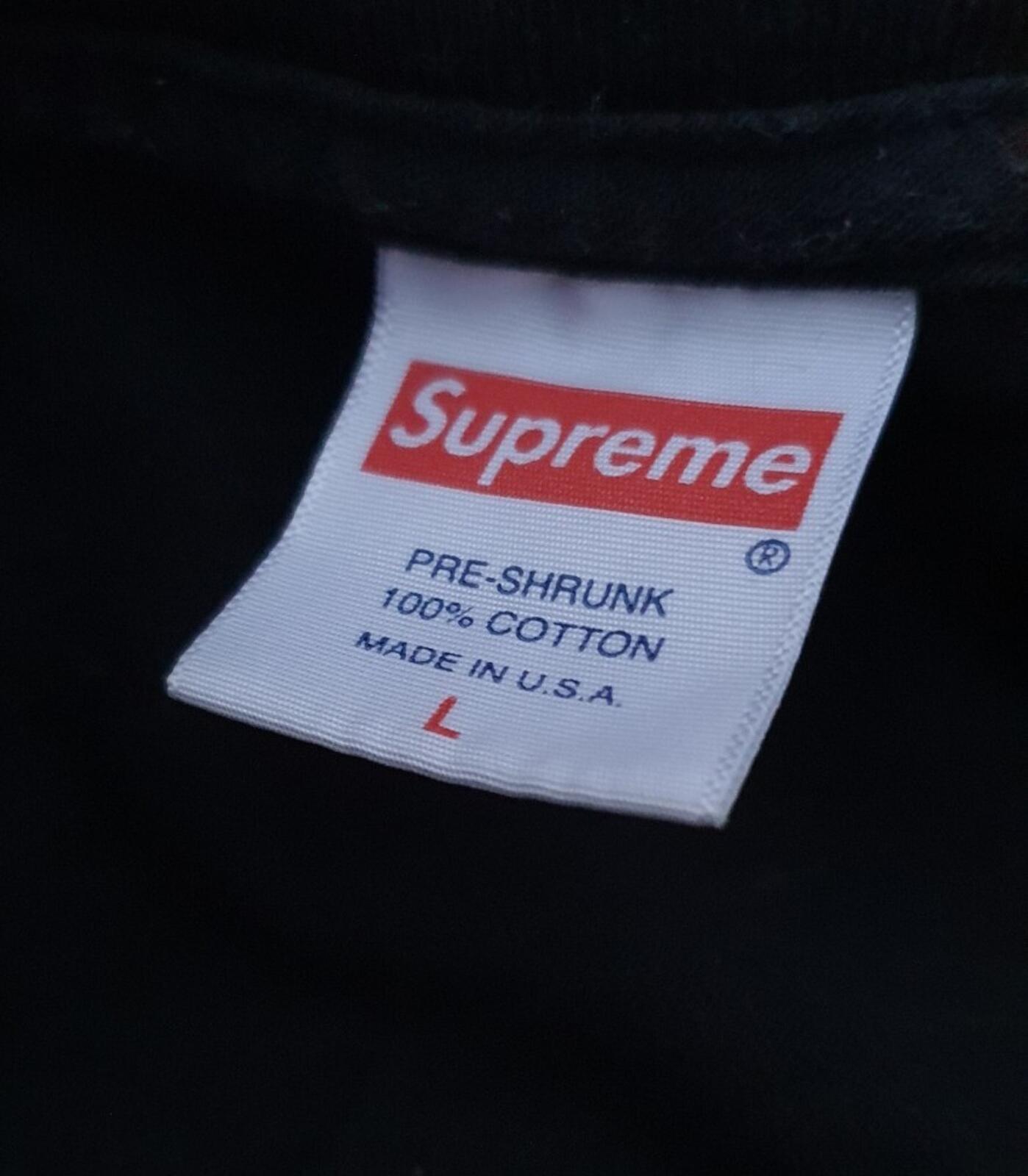 SS17 Supreme Rap A Lot Records Tee Black Size L