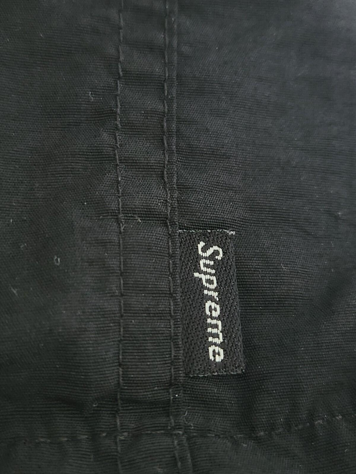 FW18 Supreme 2-Tone Zip Up Jacket Black Size M Water Resistant