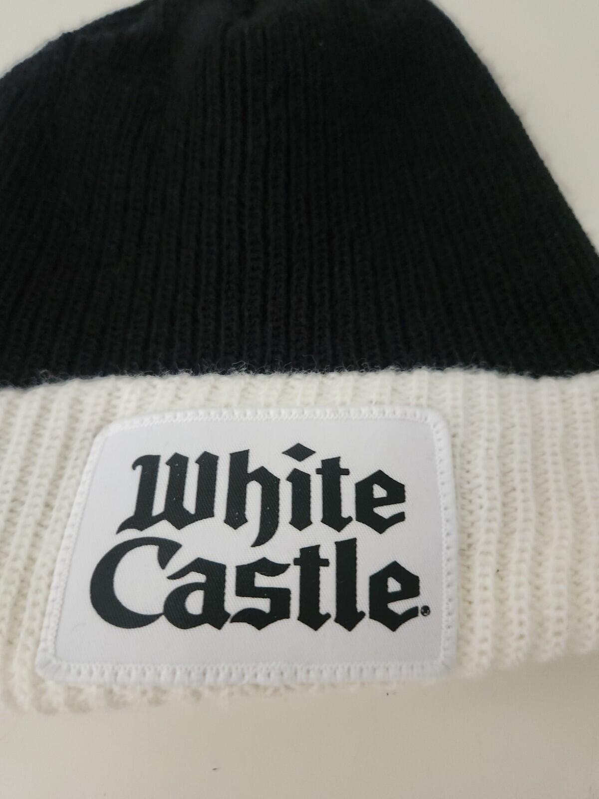 SS15 Supreme x White Castle Beanie Schwarz Weiß Mütze