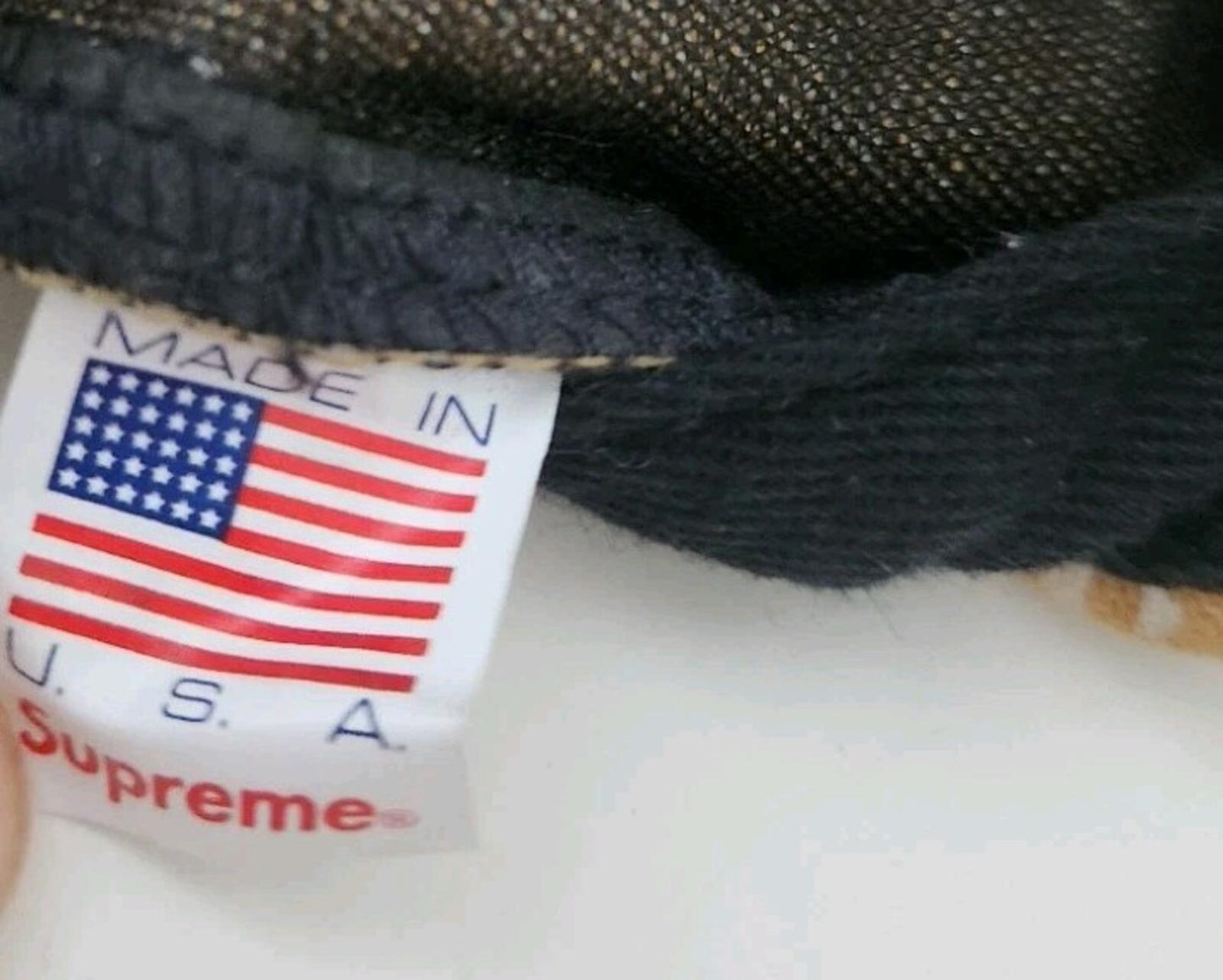 SS12 SUPREME Foulard Camp Cap Yellow Box Logo Hat New Vintage 2012 Triangles