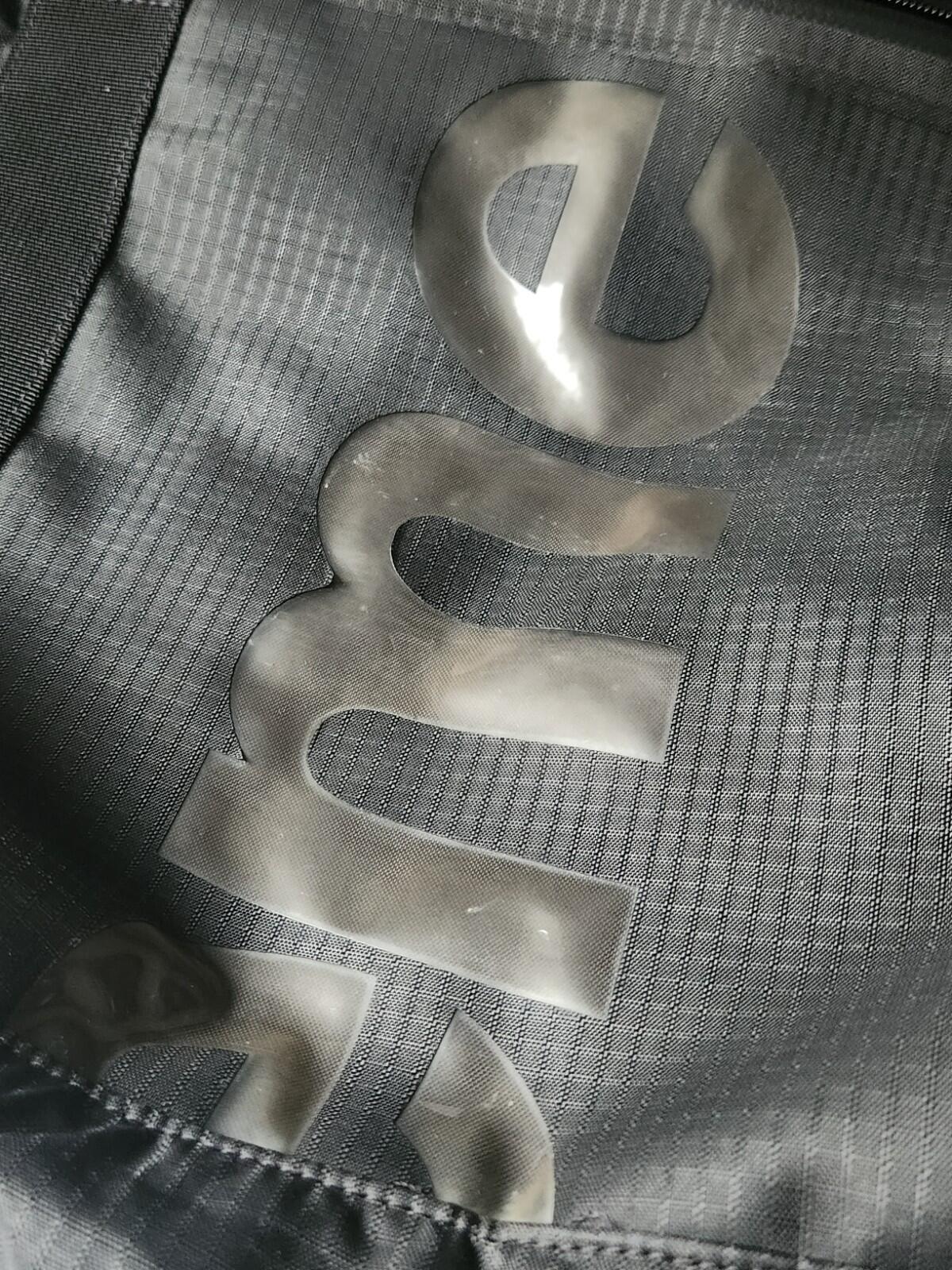 SS21 Supreme zip tote Black Bag Water Resistant Nylon