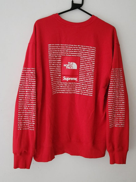 SS23 Supreme x The North Face Crewneck talla L grande