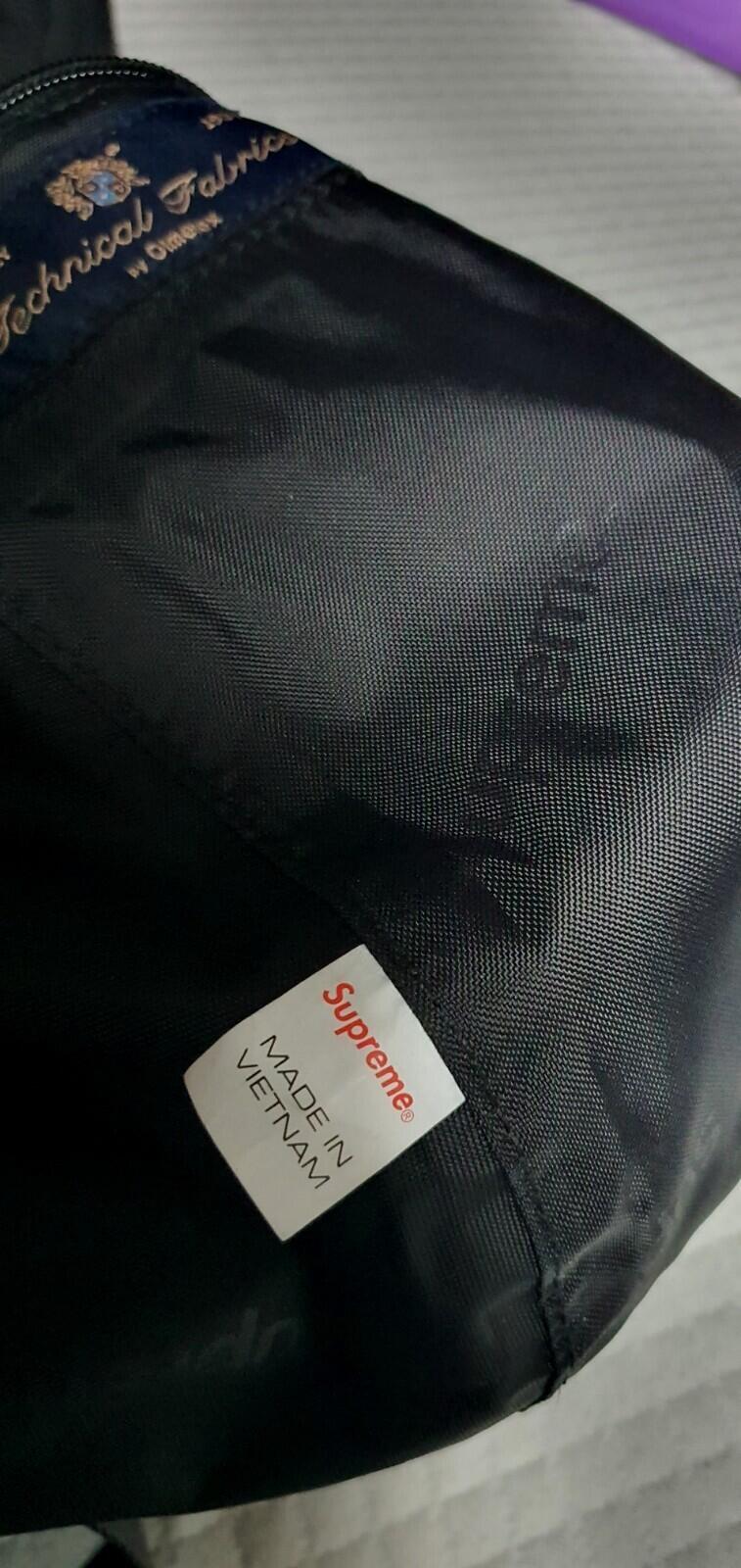 FW20 Supreme reflective speckled waist bag black waterproof belt shoulder bag