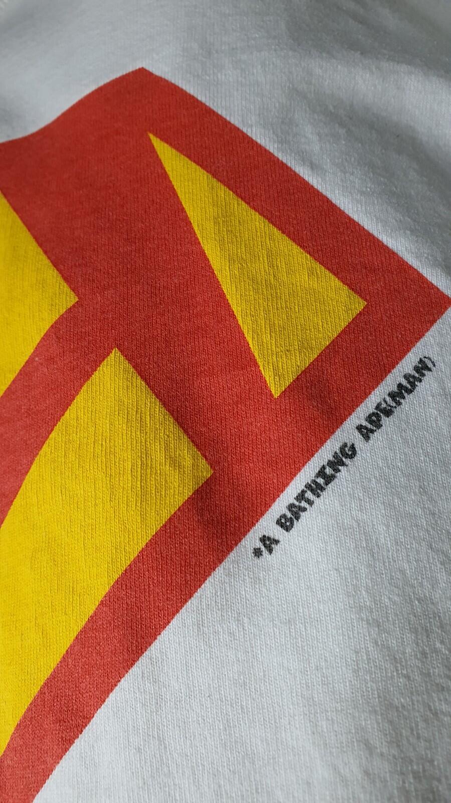 A BATHING APE MAN Longsleeve Tee L/S Tee White Size L BAPE