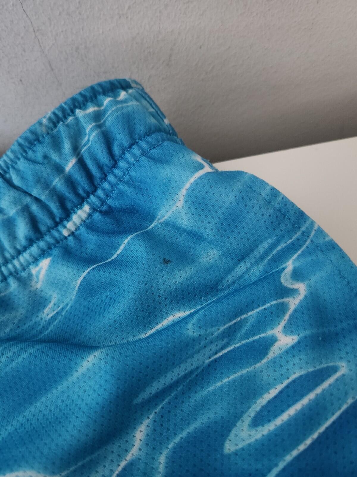 SS17 Supreme Ripple Basketball Short size XL swim shorts Blue Poly Mesh