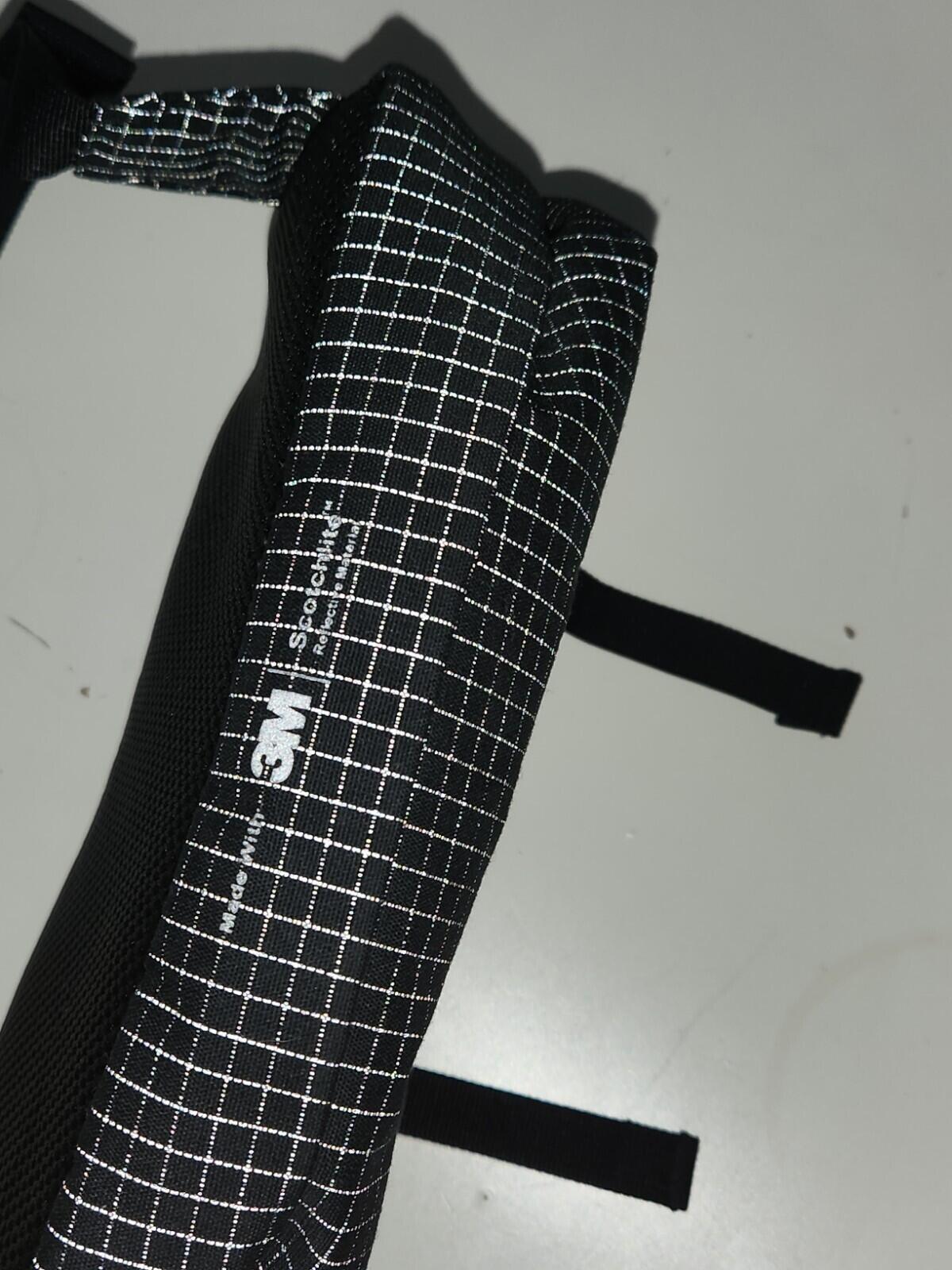 SS24 Supreme waist bag Water resistant Reflective Black Shoulder 3L