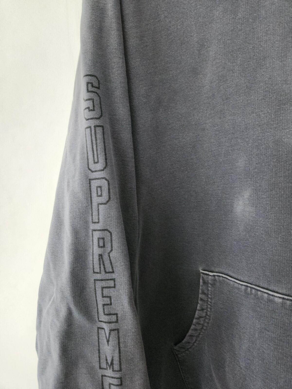 SS15 Supreme Over Dyed Hooded Sweatshirt black hoodie