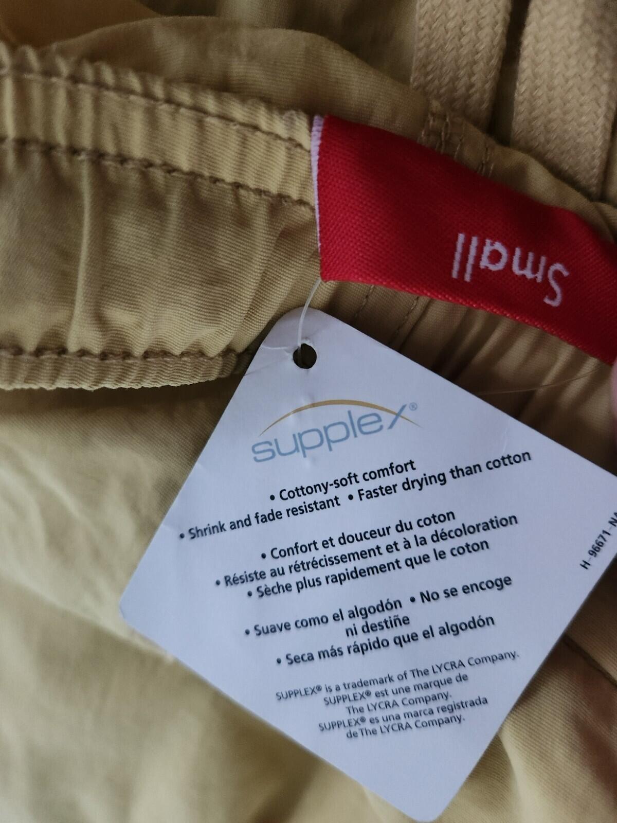 SS21 Supreme Warm Up Pants Pale Yellow Sze S Water Resistant