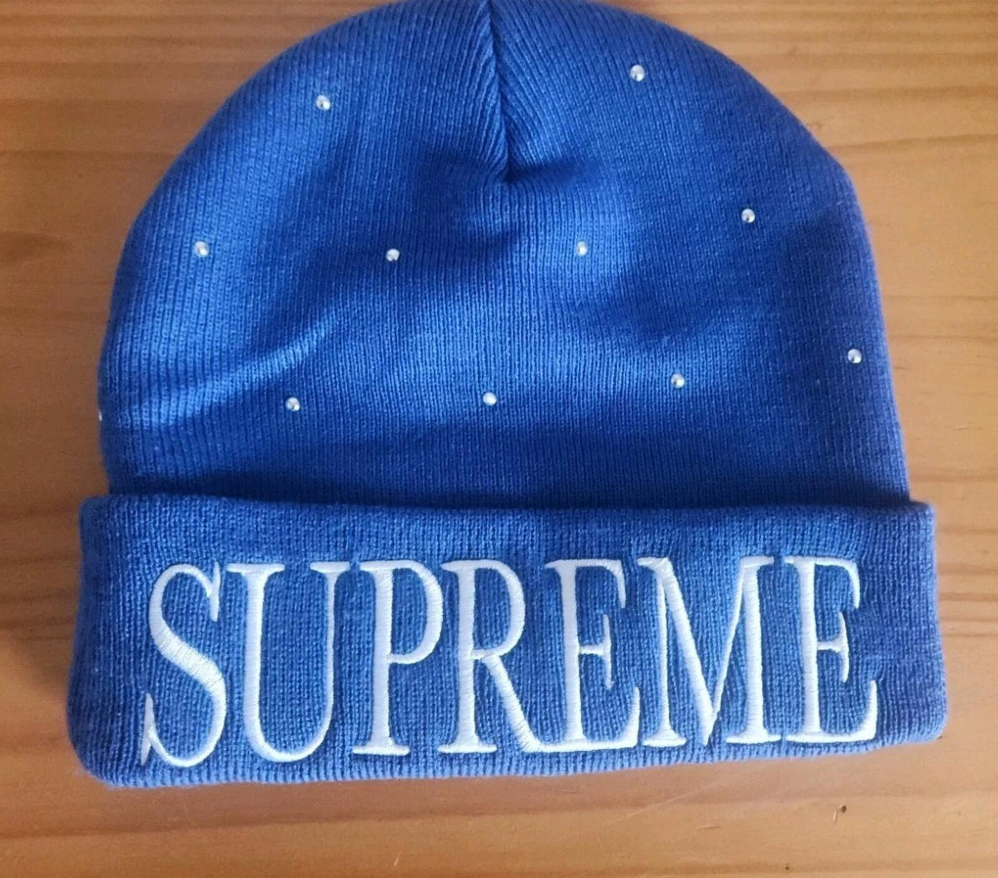 FW18 Supreme Studded Beanie Royal