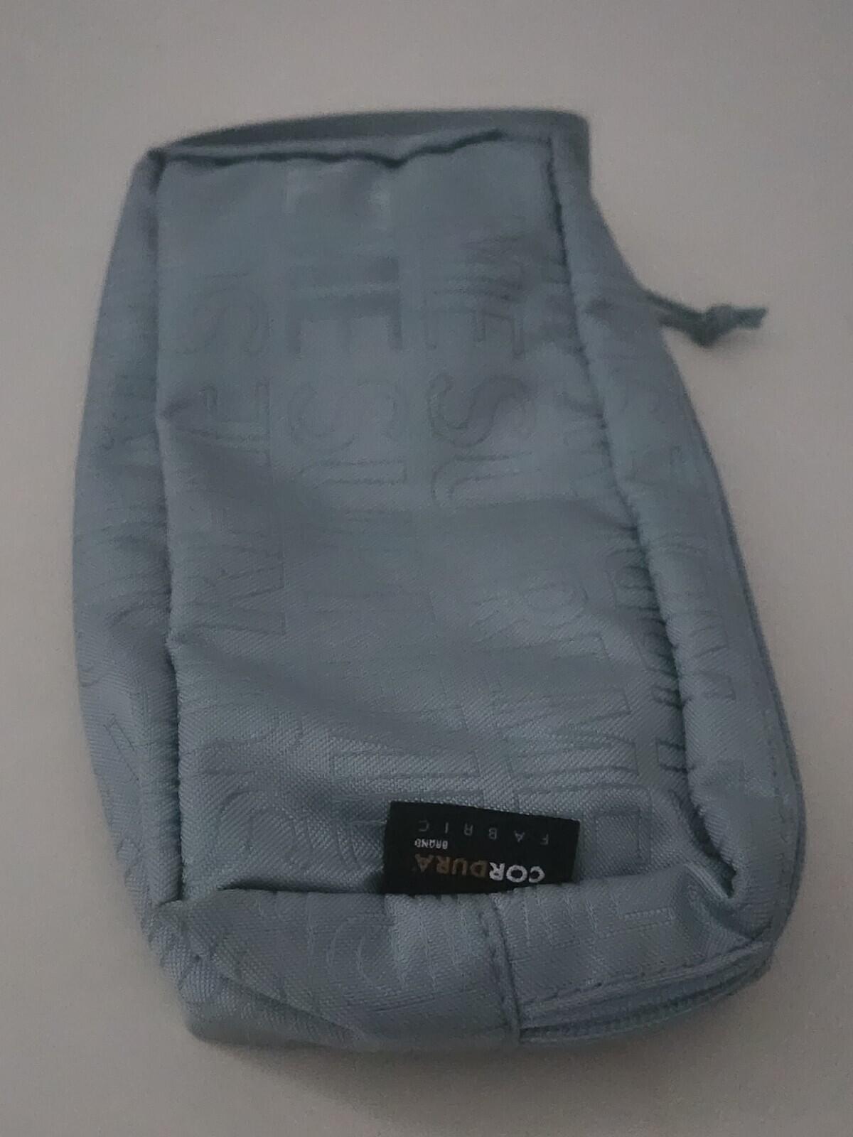 SS19 Supreme Organizer pouch cordura nylon bag Jacquard Logo wallet Ice Blue