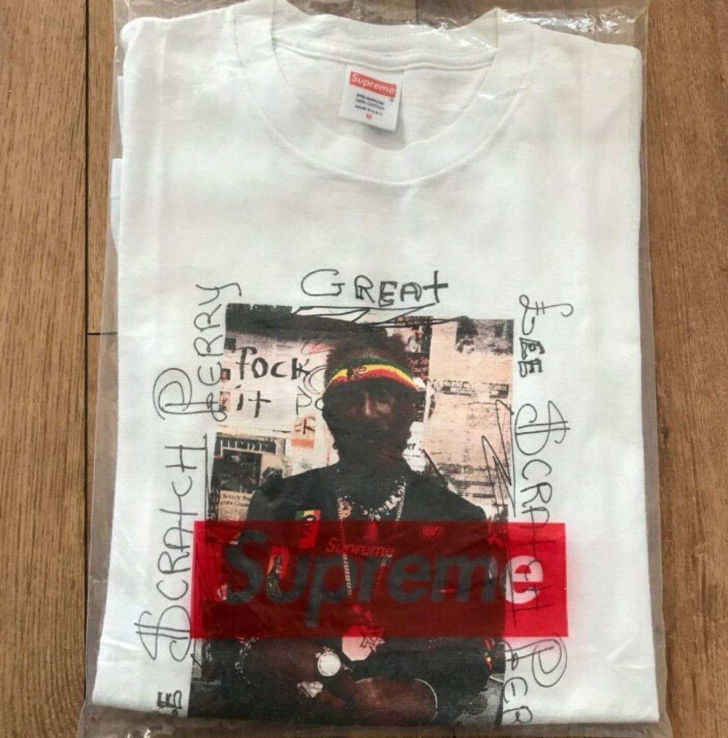 SS10 Supreme Lee Scratch Perry Photo Tee White M