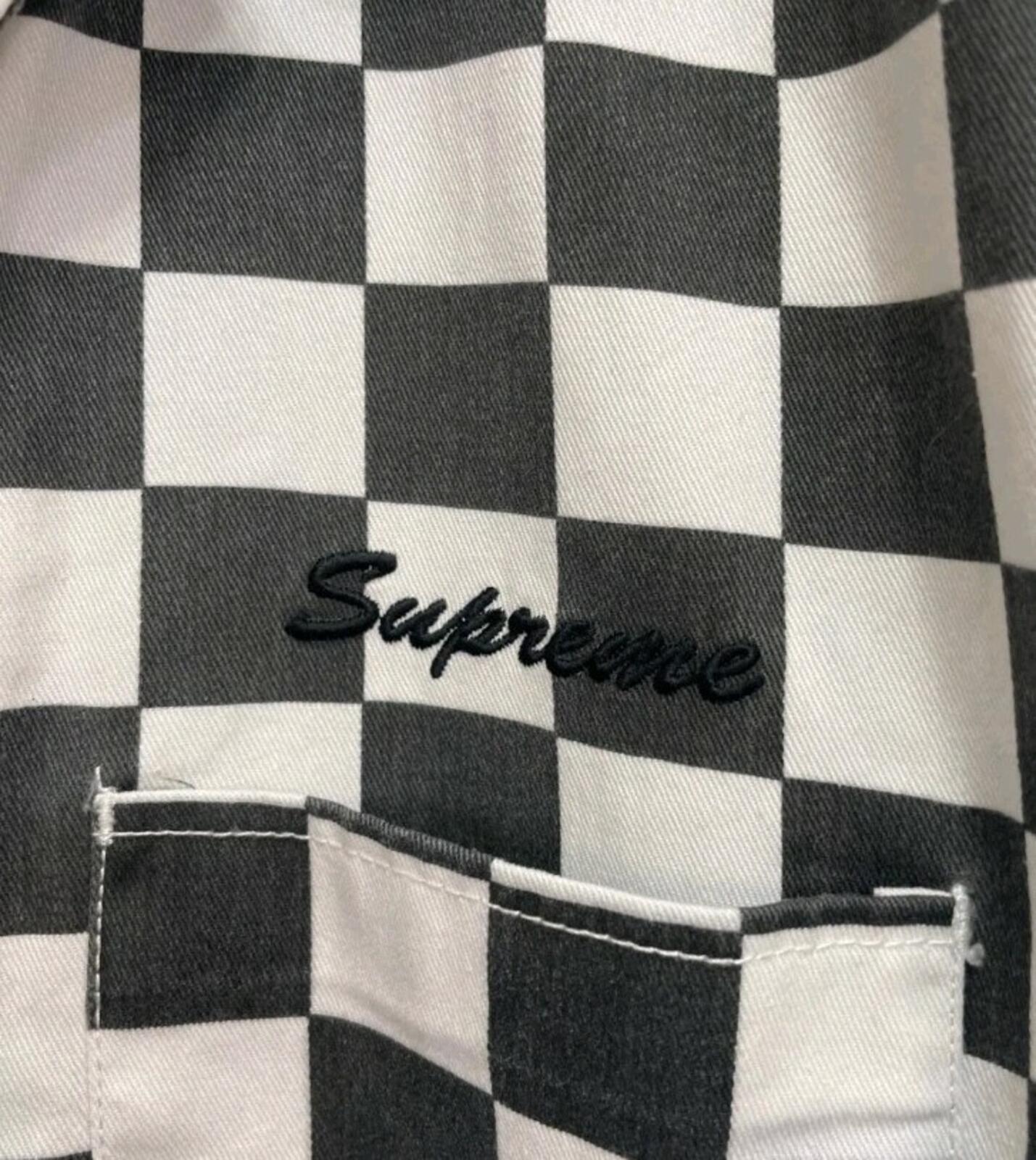 Mono de vuelo Supreme Overalls SS17 a cuadros Talla M