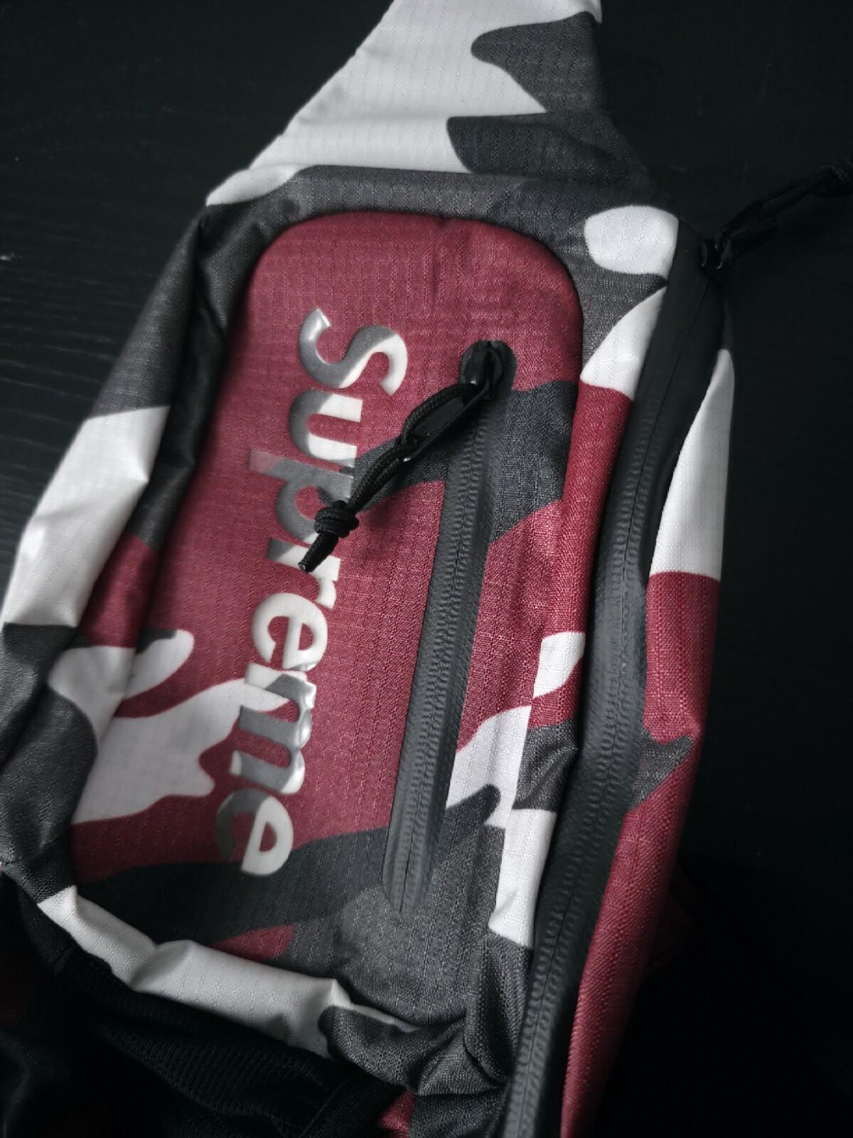 SS21 Supreme Sling Bag Cordura Red Camo