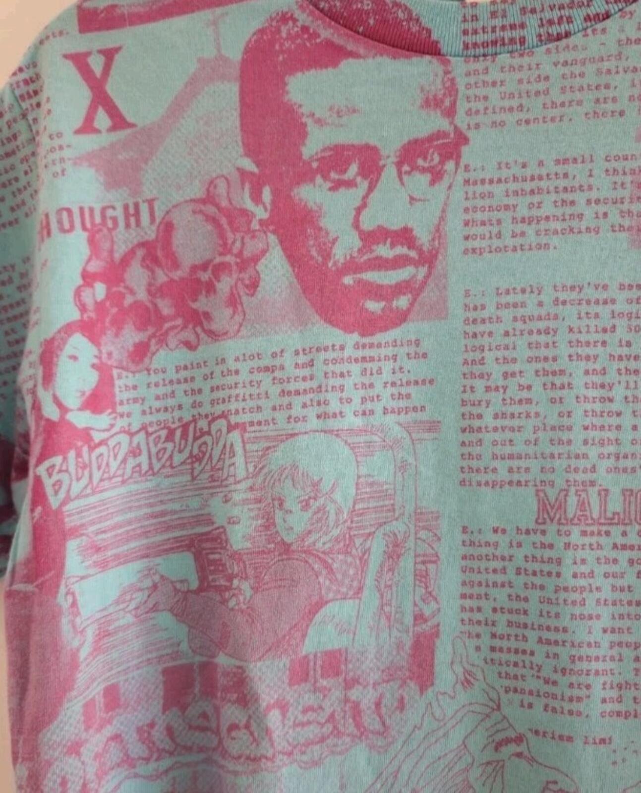 SS07 Supreme Malcolm X Ultraman Anime Manga Tee Size M