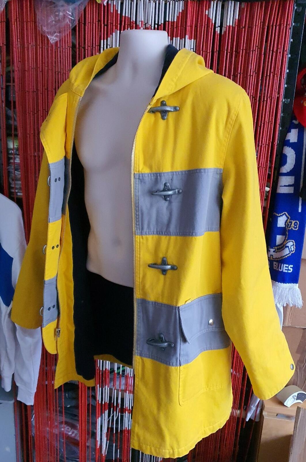 FW14 Supreme Firemans coat Yellow Jacket size XL fire Very rare New with tag