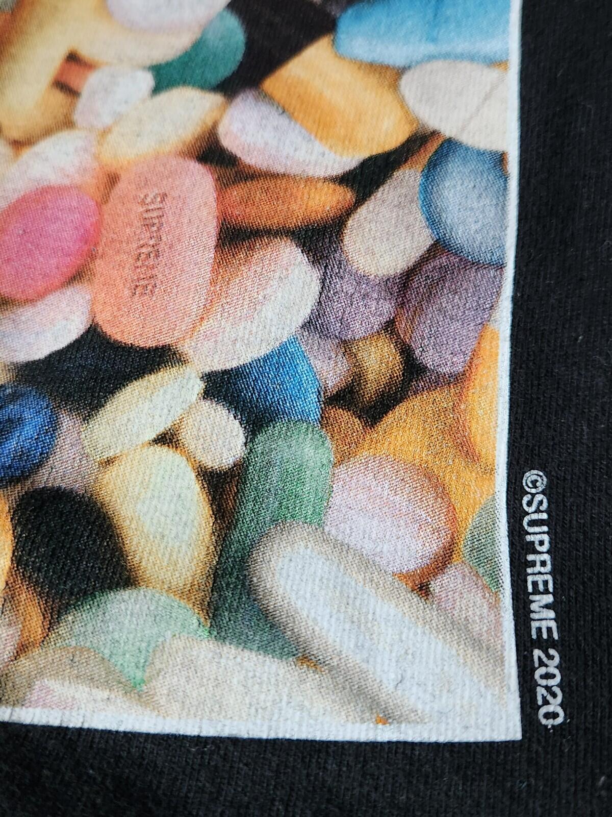 SS20 Supreme Pills Tee size XL Black T-shirt