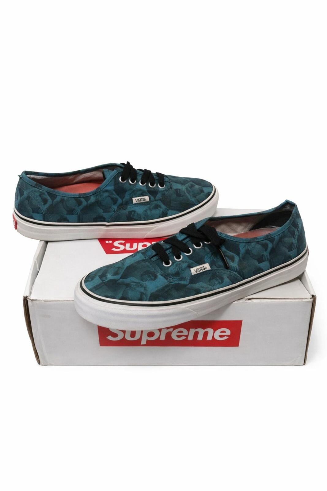 FW13 Supreme x Vans x Bruce Lee Authentic Pro Trainers EU 42 UK 8 US 9