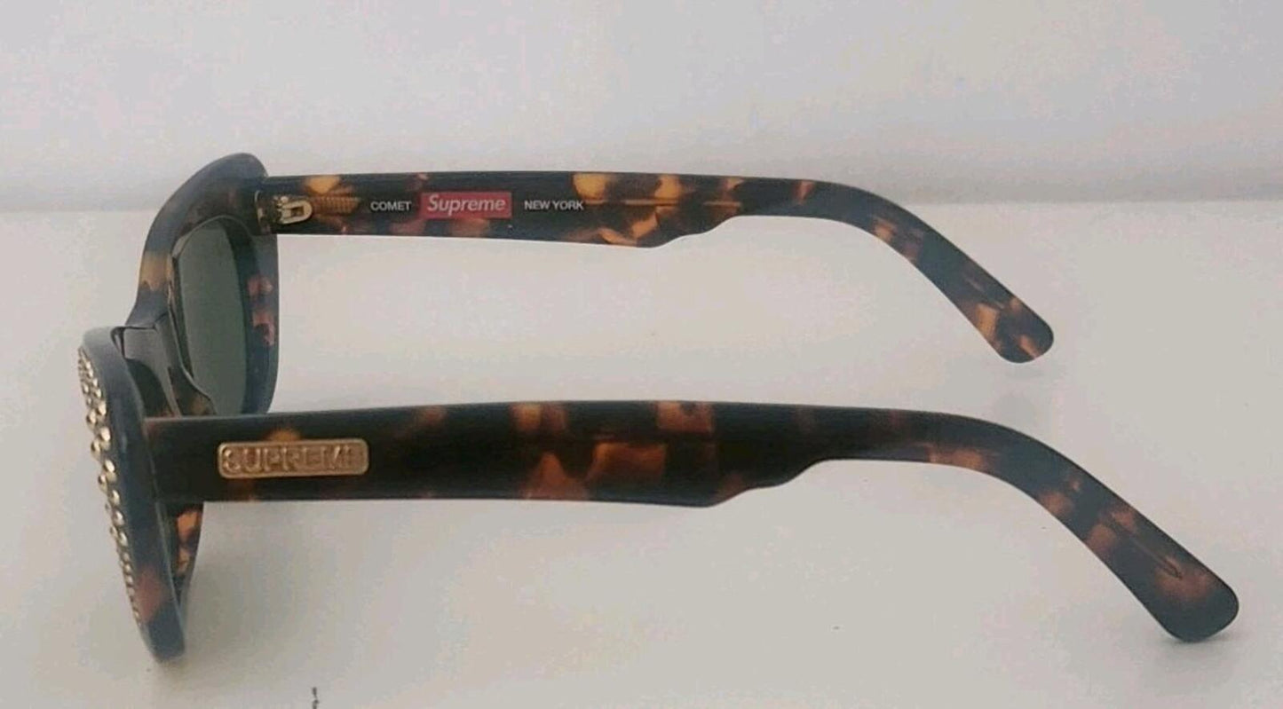 SS17 Supreme Comet Sonnenbrille UVP £168 Tortoise Made In Italy Braun